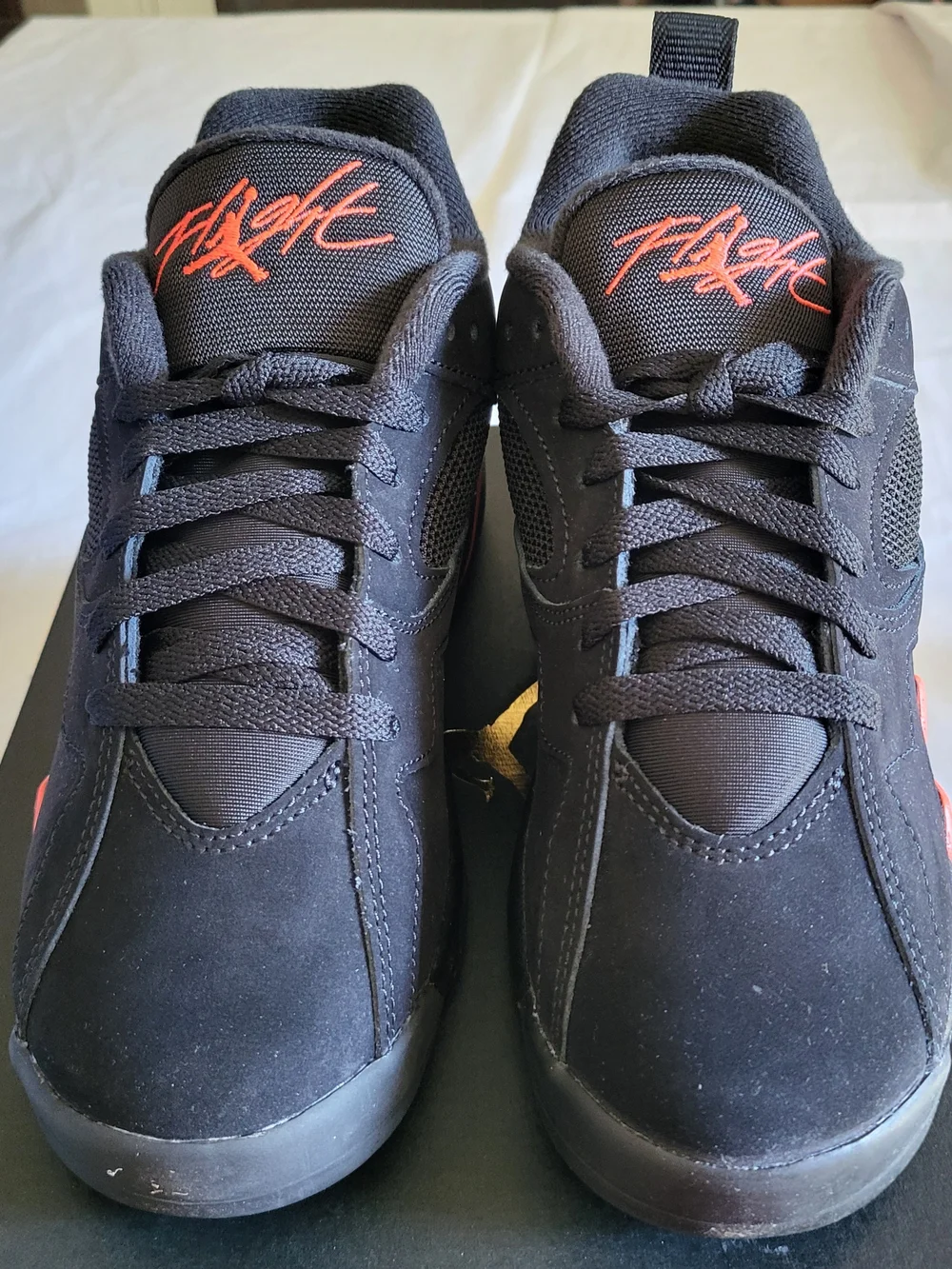 *NEW* Nike Air Jordan MVP 92 GS Flight Shoes Black/Infrared 23 Size 5Y